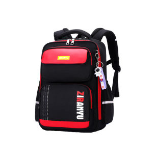 New British Style Student Trolley Schoolbag Primary School Bag Large-capacity Removable 6-wheel Waterproof Wear-resistant Backpack
