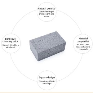 Barbecue Cleaning Stone Stains Grease Cleaner BBQ Grill Cleaning Cleaning Brick Block Kitchen Gadge