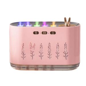 Diffuser 700ML Air Humidifier 5 Nozzle Mist Flame Effect Auto Shut Off Quiet For Office Room
