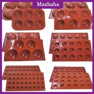 Mazhaha 1 PC Baking Tray Pastry Mold Silicone Mold Chocolate Ball Mold Silicone Mold Lollipop Cake Mold kitchen Baking Tools