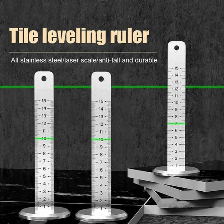 LMS70 Double-side Lay Floor Tile Special Ruler Precision Scale ...