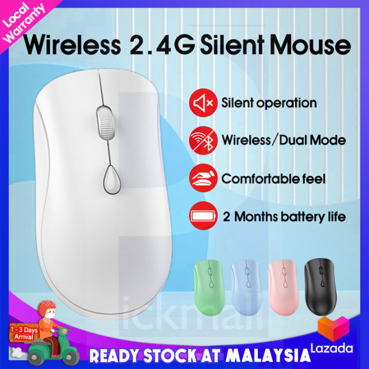 [Ready Stock] Wireless Mouse 2.4Ghz Receiver Optical Adjustable Silent ...