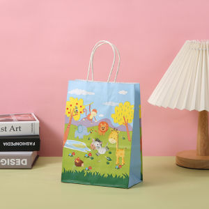 Bayar Di Tempat - Paper Bag Ulang Tahun / Goodie Bag Ulang Tahun / Goodie Bag Tema Animal