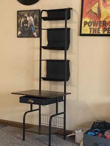 Record Player Stand with Vinyl Storage Vinyl Record Display Stand 5 Layers Floor-Standing Organizer With Drawer Wooden Record Player Cabinet Organizer Rack Display Shelf for Living Room