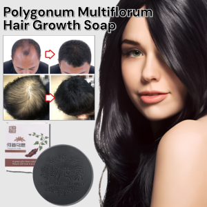 Polygonum Multiflorum Hair Darkening Soap Bar Handmade Hair Growth Soap Hair Blacken Shampoo Soap Natural Black Hair Soap