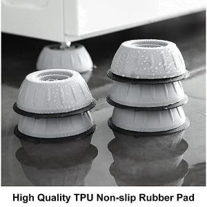 Anti Vibration Pad for Washing Machine Support Set of 4 Rubber Washer Dryer Non Slip Shock Noise Cancelling Foot Mat SUMMER GIFT