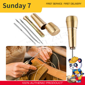 1sets Sewing Shoe Repair Tool Awl Leather Craft Kit Tools with 3 Needles