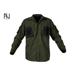 Kemeja Tactical 511 Lengan Panjang ANFI Pria Wanita Bahan Ribstop