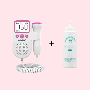 Fetal Doppler Baby Heartbeat Detector Portable Home Use Ultrasound Foetale Doppler Detector for Baby Fetal Rate Pregnant With Free Gel