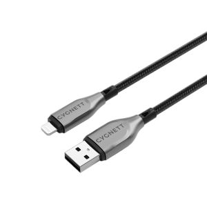 CYGNETT Armoured Lightning to USB-A Cable 12W (50cm/1m/2m/3m)