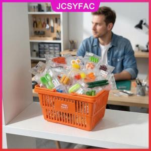 JCSYFAC Mini Simulated Chân Không Đóng Gói Rau Trái Cây Hải Sản 1PC Dollhouse Quy Mô 112 Thực Phẩm Trang Trí Nội Thất Phụ Kiện Cho Mini Nhà Bếp