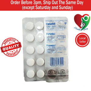Panadol 3 strip EXP DATE 10/2027