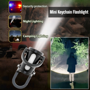 Keychain Flashlight Waterproof Light Mini Portable Led Rechargeable Flashlight for Outdoor Emergency