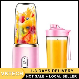 Rechargeable Portable Blender with Ice Crush Function 400ml Sports Bottle and Multi-Function Food Processor for Home Use