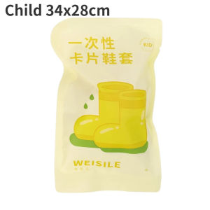 4/1Pairs Disposable Waterproof Shoe Covers Rainy Day Non-slip Rain Boots Thickened Adult Child Outdoor Rainproof Shoe Covers