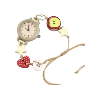 SWIFTTIDE Adjustable Bracelet Watch Pendant Dopamine Star Heart Chain Watch  Beaded Quartz Watch Women Girls