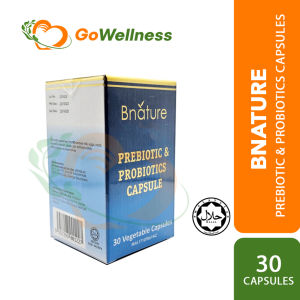 BNATURE PREBIOTIC & PROBIOTICS VEGETABLE CAPSULES
