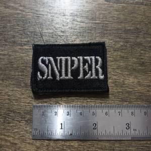 Tec40 VELCRO PATCH SNIPER SIZE 60x40mm อาร์ม ตีนตุ๊กแก ไรท์สาระกับครูแว่น Tec40store