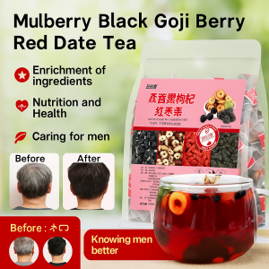 5g*30pcs/bag Men Kidney Power Care Nourishing Health Tea Improve Sleep And Increase Metabolism Black Wolfberry Mulberry Red Date Tea 补肾茶