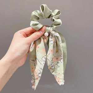 Ikat Rambut Pita Mutiara Cantik Ikat Rambut Korean Style