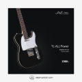 J&D TL AP (ALL POWER) TELECASTER ELECTRIC GUITAR WITH WILKINSON HARDWARE COLOR BLACK (TL-AP/ JACK & DANNY GUITAR/ SEAMUSICIAN). 