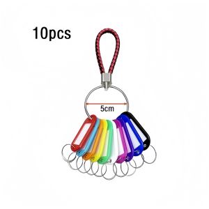 10/20Pcs Key Organizer Bracelet/Key Organizer Keychain/Key Chain Landlord Key Tray/Portable Lanyard Keychain Organizer with Label Key Chain and Sorting Tray.