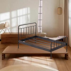 💕 Store opening 💕 1Pcs 1:12 Dollhouse Miniature Iron Doll Bed Model Mini Doll Furniture Simulation Bed Bedroom DIY Accessories Toys