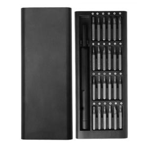 การตั้งค่าไขควง24 In 1แบบพกพาชุดเครื่องมืออเนกประสงค์พกพาตะปูเกลียวแม่เหล็กแม่นยำการบำรุงรักษากล้องมือถือเครื่องมือมือการซ่อมแซม