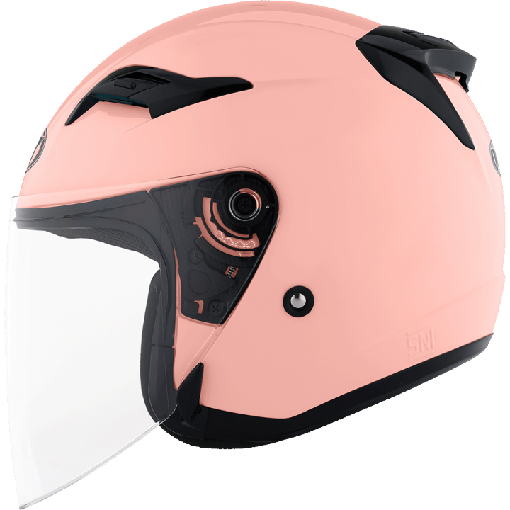 (HELM ANAK) KYT VENOM OPEN JUNIOR SOLID - LIGHT PEACH | Lazada Indonesia