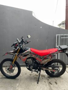 Decal Sticker Honda CRF Full Body Dekal Stiker CRF150 MOTIF UKIRAN TORAJA MERAH D-A3-437