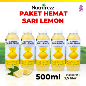 Nutrifrezz - Sari Lemon - Diet Detox - Sari Lemon Asli Murni Perasan Original - 5pcs x 500ml