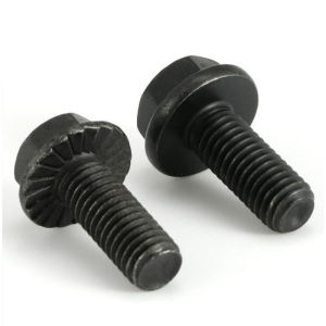 M5 M6 M8 M10 M12 10.9 Grade Carbon Steel GB5789 Hexagonal Flange Bolts External Hex Flange Screw With Tooth Anti-slip Screw