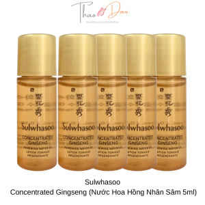 [THANH LÝ DATE 12.2026] 4 Or 5Chai * 5ml SWS Nước cân bằng Nhân Sâm Concentrated Ginseng Rejuvenating Water Cô Đặc Trẻ Hóa Da
