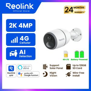 Reolink Go Plus : Time Lapse Smart 4MP 4G Battery Camera - B4GB2K01