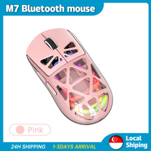 [New SG]Bluetooth wireless mouse M7 Lightweight Three-mode Bluetooth Wireless Charging Gaming Mouse RGB Luminous