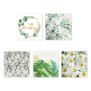 Themed Paper Napkins Pack of 20 Skin Friendly Table Decorations for Outdoor Weddings & Event