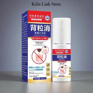 Xịt Dưỡng Da Lưng Giúp Làm Sạch Và Thoáng Da Hỗ Trợ Giảm Nhờn Mang Lại Làn Da Mịn Màng Tự Tin 60Ml