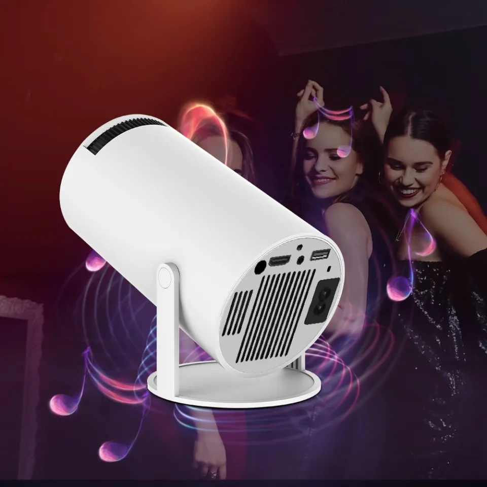 Hy300 Projector 1280*720p Support 4k Dual Wifi 200ansi 180