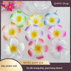 Hàng có sẵn✨ Mùa Hè Plumeria Hoa Tóc Clip Cho Phụ Nữ Cô Gái Dễ Thương Kẹp Tóc Trứng Hoa Barrettes Hawaii Wedding Party Tóc Phụ Kiện