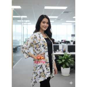 Bolero Batik Lawasan Outer Blezer Wanita Modern Murah