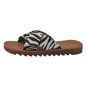 WomenS Outdoor Slippers 2026 Summer New Korean Style Flat Cross-Strap Casual Beach Sandals