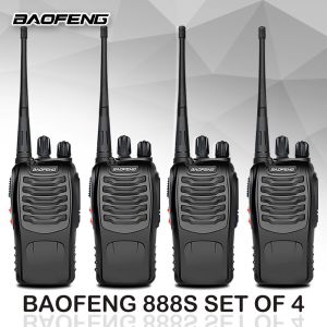 【COD】2Pcs BF-888S 5W 400-470MHz Walkie-talkie Two-Way Radio Interphone Dual Band Transceive