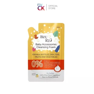 (Bundle of 3) Bzu Bzu Liquid Cleanser for Baby Accessories 500ml/400ml - Original/Lemon