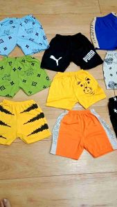 Quần đùi quần short cho bé trai từ 5_28kg thun cotton thoáng mát thấm hút mồ hôiko phai màu