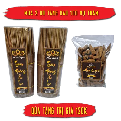 Hương trầm bó 1kg 850 cây hàng tự nhiên 100% mùi thơm ngọt xưởng trầm Âu Lạc