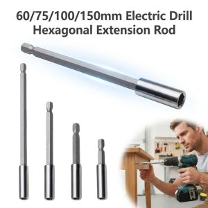 MINIFELE 262 Quick Change Hexagonal Extension Rod ic 60/75/100/150mm Drill Bit Extension Rod Professional Multifunctional Electric Drill Connecting Rod Power Tool Accessories