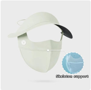 Khẩu trang chống tia UV có vành khẩu trang vải chống nắng full mặt UPF50+ thời trang cao cấp - Alice Store