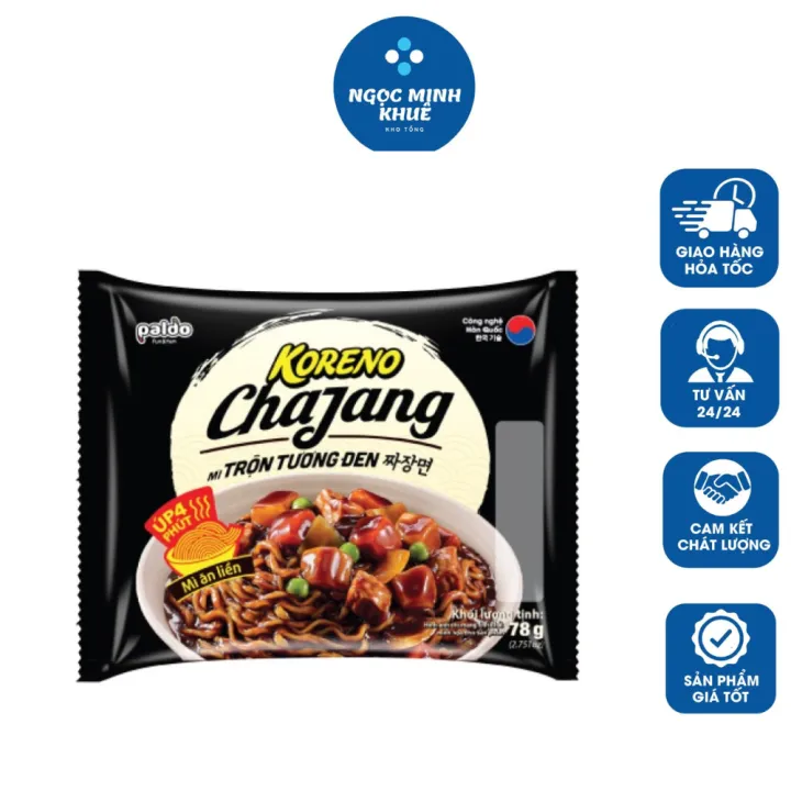 Mì Trộn Chajang Tương Đen Cay Và Không Cay Block - Mì Trộn Tương Đen ...