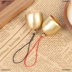 [COD] ZHONGYI0 1PCS Metal Copper Bell Decoration Pendant Door Bell DIY Craft Wind Chimes Making
