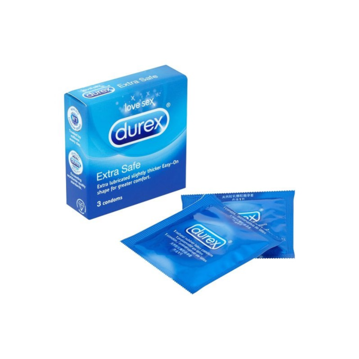 Kondom Durex Extra Safe Isi 3 pcs